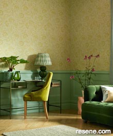 Resene V & A Wallpaper Collection - Room using 2311-173-02 