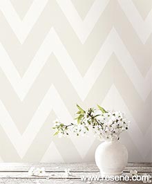 Resene White on White Wallpaper Collection - Room using OY33905