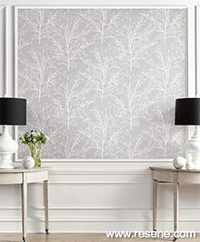 Resene White on White Wallpaper Collection - Room using OY34001