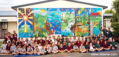 A winning mural at St Marks Primary School