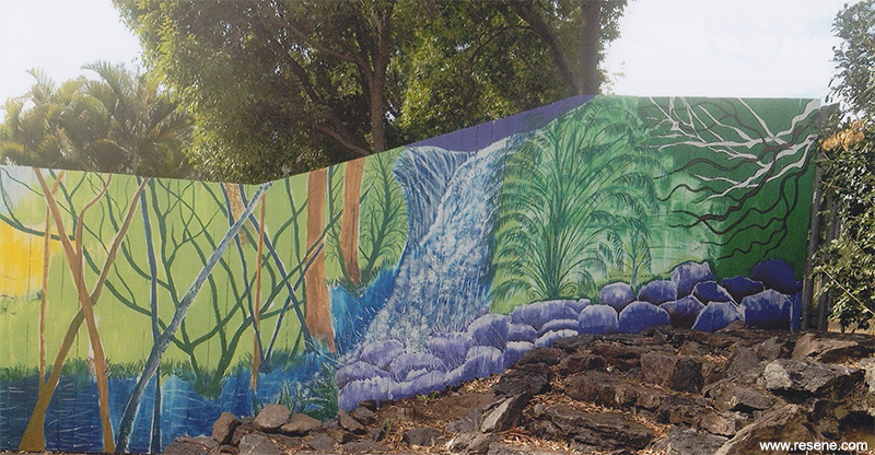 Carindale mural entry in the Resene Mural Masterpieces competition