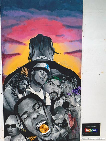 Urban Hip Hop mural