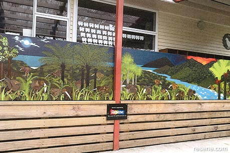 Parawai School - kiwi mural