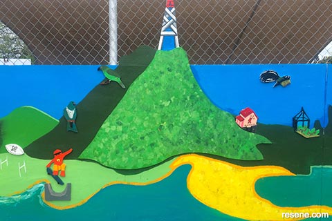 Hampden Street School mural