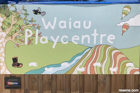 Waiau Playcentre - mural