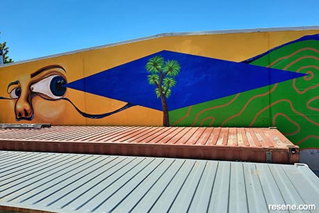 Hagley College outside mural