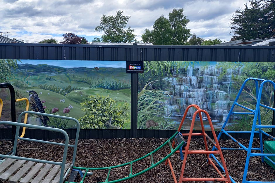 Murals inspired by South Otago landscapes