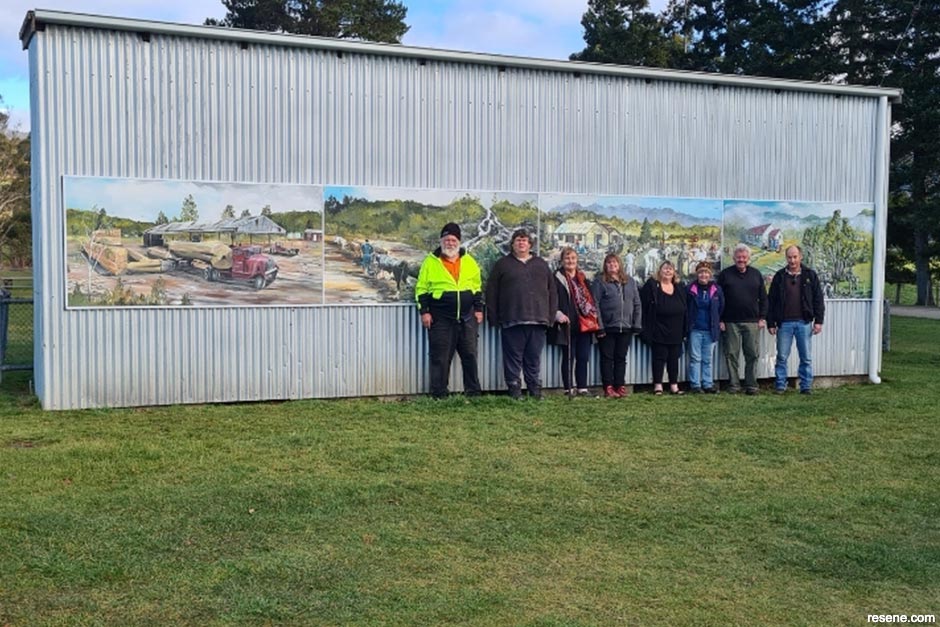 Highly Commended Pyengana Recreation Ground mural