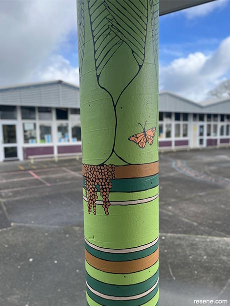 Glendene School mural - detail 3