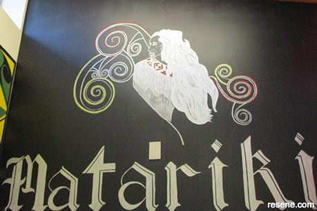 Matariki themed mural - 3