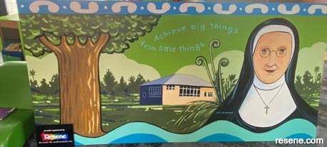 Marist Primary School mural - 2