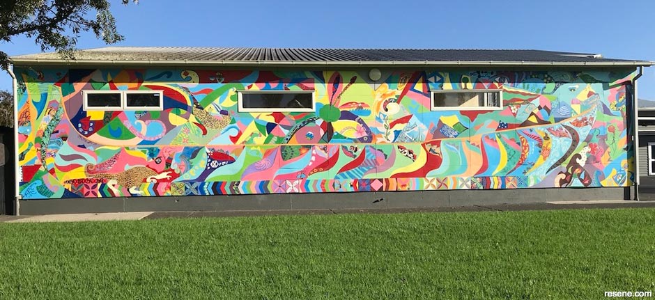 Otahuhu Intermediate School mural