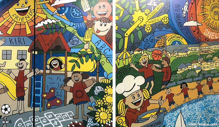 Kohimarama School collaborative mural