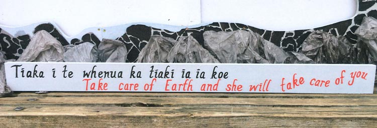 Take care of the earth and she will take care of you