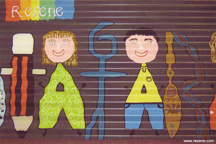 Mural Masterpieces Otatara Primary School mural