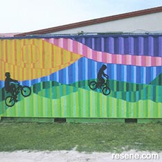 Gate Pa School mural