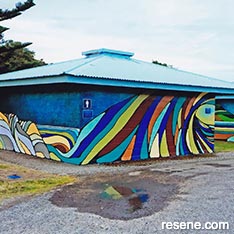 Waikanae Beach Community mural 
