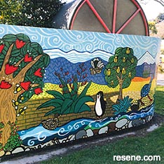 Beckenham Te Kura o Puroto mural