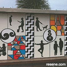 Central Normal School mural