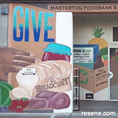 Masterton foodbank mural