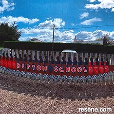 Dipton School mural