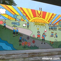 Upper Atiamuri School mural
