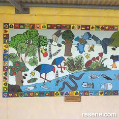 Ruapotaka School mural