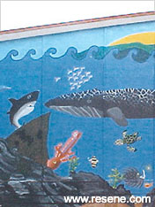 Ridgway School	mural