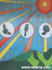 Melville Intermediate School mural