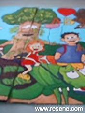 Sarah Guy for Pukekohe Hill School mural