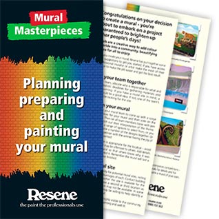 Learn how to plan, prepare and paint your mural