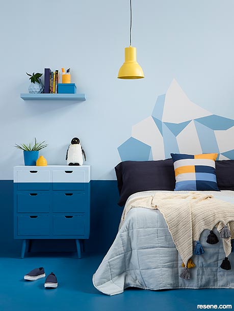 An Antarctic themed boys bedroom