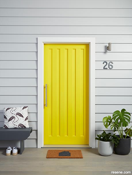 Give your house a lift by repainting the front door
