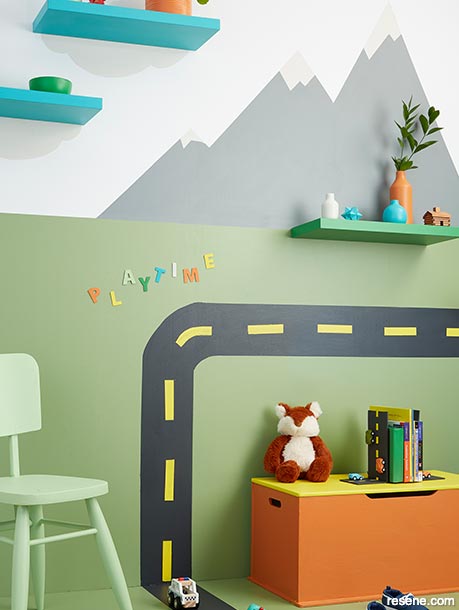 Using high-gloss finishes for kids rooms