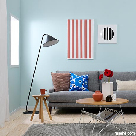 A Scandinavian inspired living room