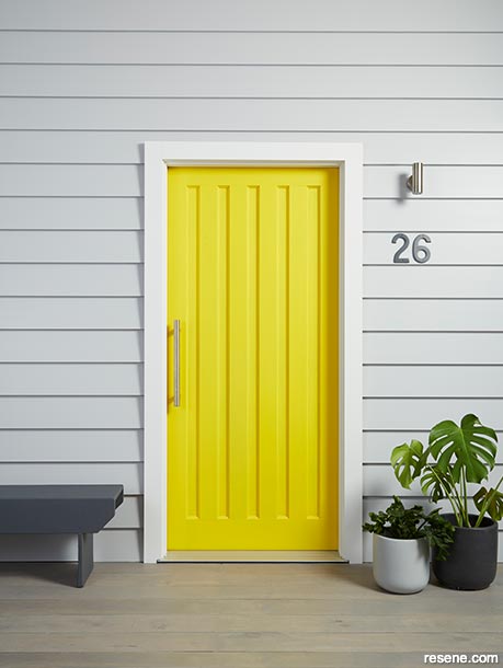 Add a burst of vibrant colour to your front door