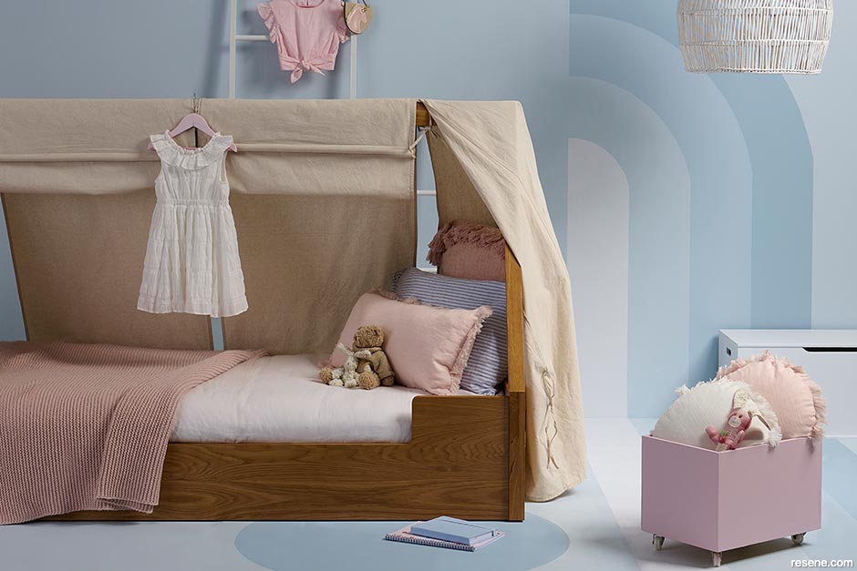 A whimsical child's bedroom