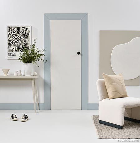 Adding subtle colour to skirting and door frames