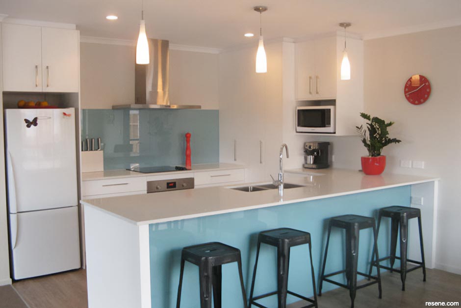 A minimalist kitchen design