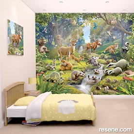Update your child’s room with a wall mural