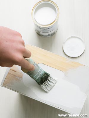 Painting shelves