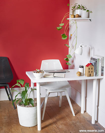 Using stimulating and calming colours in an office space