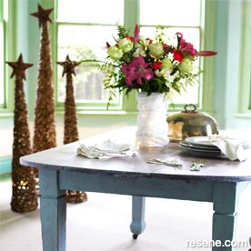 Wooden table makeover