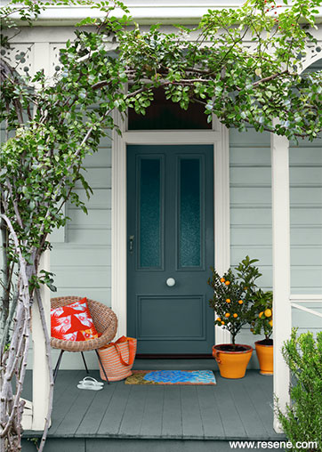 care free cape cod style front door