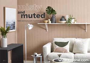 Using misty and muted tones to create a sanctuary