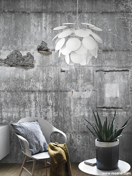 Concrete look - Resene Wallpaper 445510