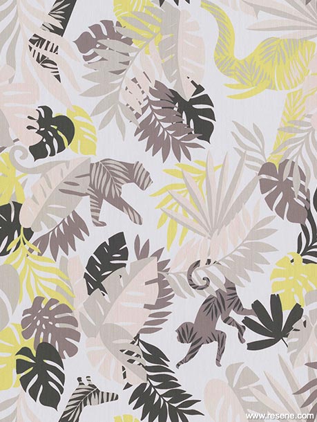 Jungle pattern - Resene Wallpaper 219301