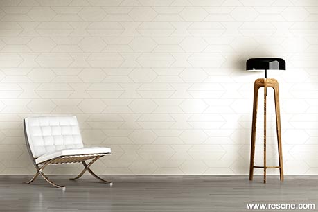 Neutral striped design - Resene Wallpaper HX8-057 34868-1