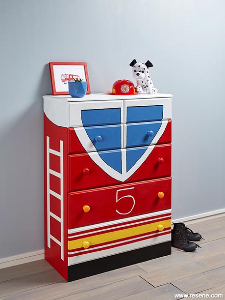 Fire engine drawers