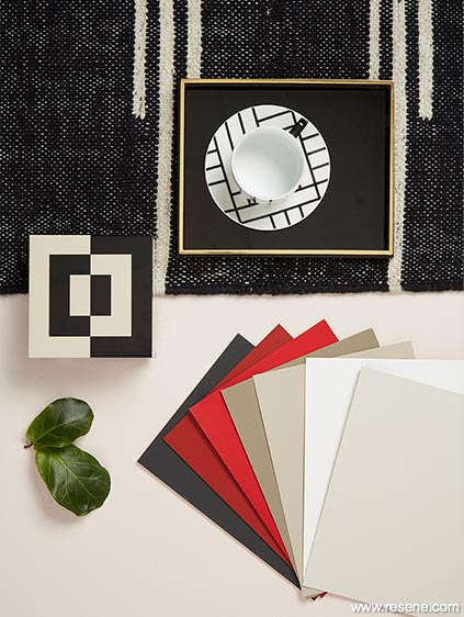 An art deco revival colour palette is shown off in this mood board